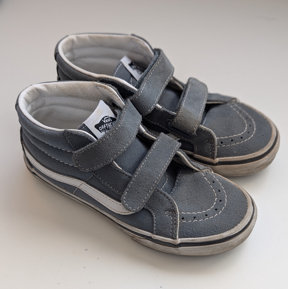 Vans Kids Gray Sneakers- US Kids 1 🔥